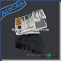 Qualidade Aucas rj45 plug modular para cabo de rede terminator plugue